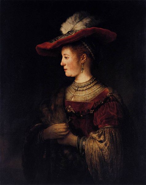 Rembrandt Peale Saskia in Pompous Dress